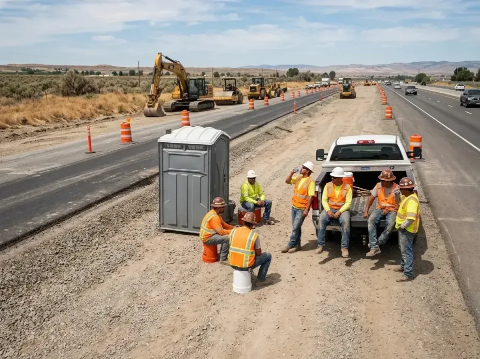 highway-road-construction-crew-007 — frequently asked questions, Porta Potty and Restroom Rentals in Tiffin, IA